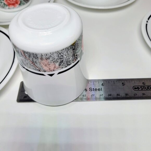 Vintage Corelle by Corning Silk & Roses dinner set of 20 Pcs, Almost complete - Picture 6 of 14